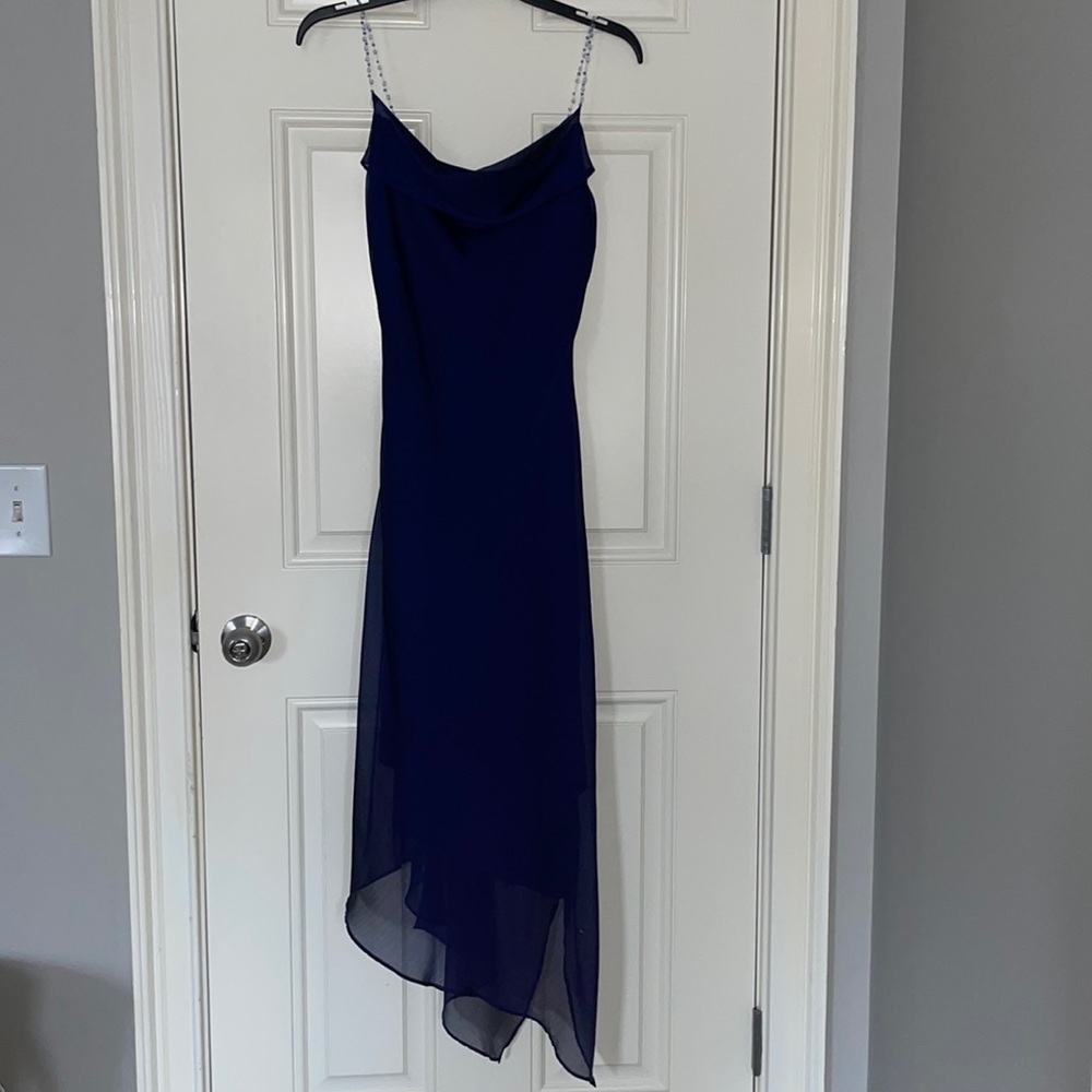 Purple cocktail dress